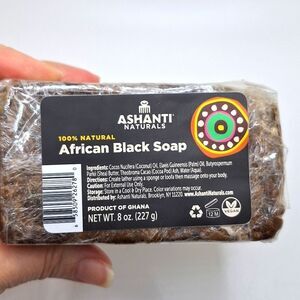 Ashanti Naturals 100% Pure African Black Soap 8 oz.